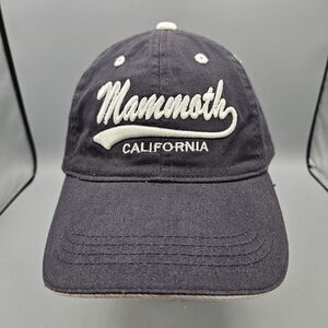 Mammoth California Blue Baseball Cap Hat Souvenir Embroidered Adjustable